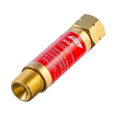 Клапан огнепреградительный газовый КОГ (на резак или горелку) М16х1,5LH фото 2